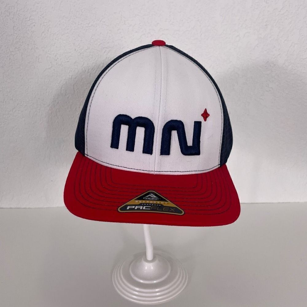 Pacific Headwear Red, White,‎ & Blue Minnesota MN Hat